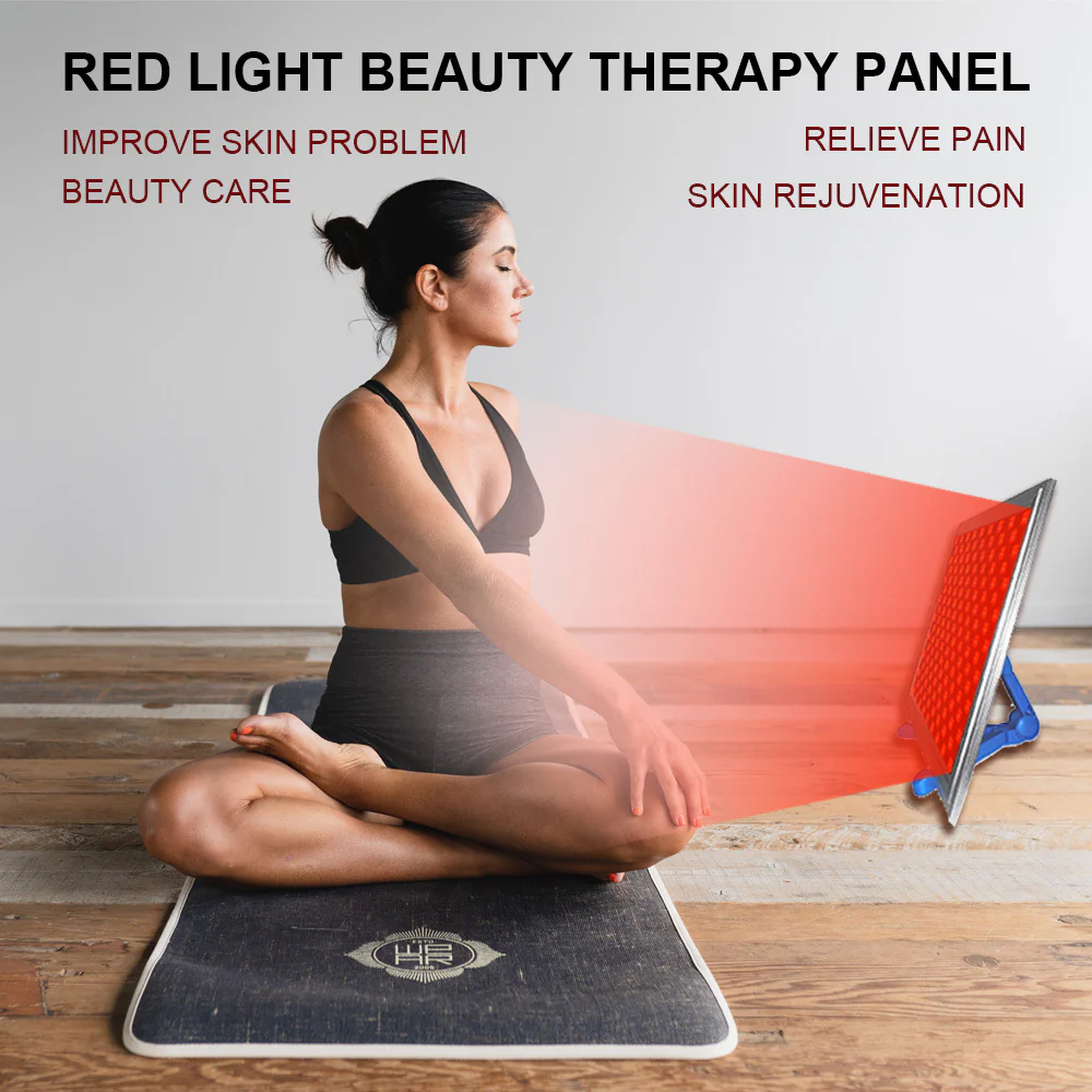 50W Infrared Therapy Lamp – Red Light 655–665nm & IR 850–860nm | Dimmable & Timer | AC100–240V | Aluminum Alloy + PC Cover | for Skin Beauty, Muscle | Blue Stand / Desktop Stand | Included Controller, Protective Goggles | US / EU / UK / AU Plug - Image 19