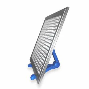 50W Infrared Therapy Lamp – Red Light 655–665nm & IR 850–860nm | Dimmable & Timer | AC100–240V | Aluminum Alloy + PC Cover | for Skin Beauty, Muscle | Blue Stand / Desktop Stand | Included Controller, Protective Goggles | US / EU / UK / AU Plug - Image 3