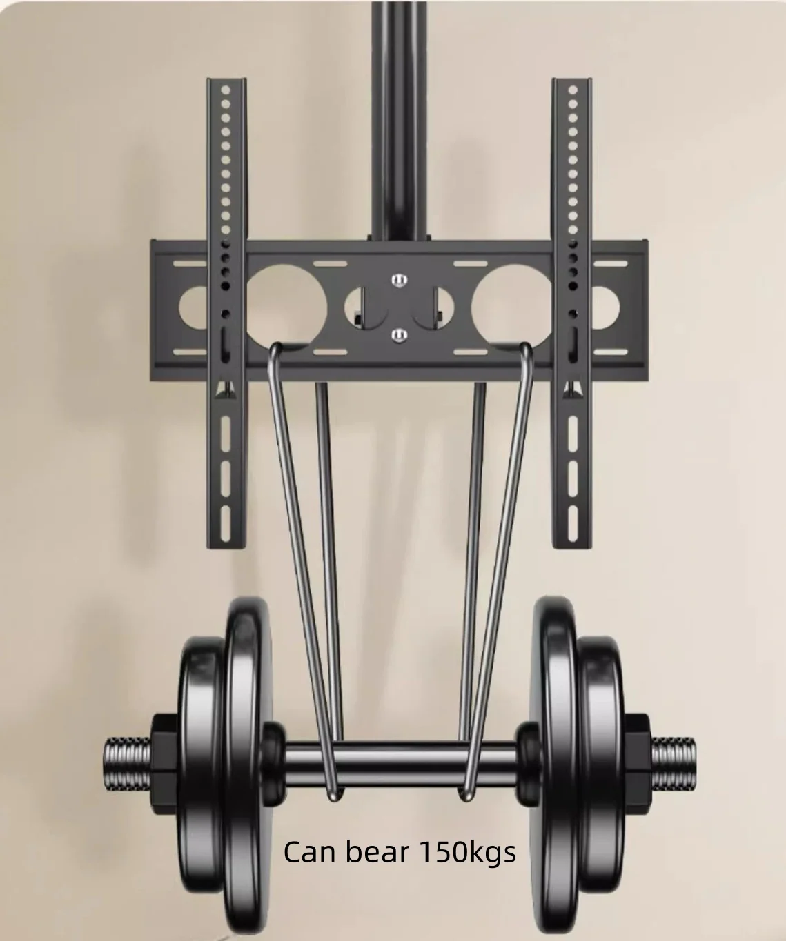 42-85 inch LCD Screen Hanger LCD TV Ceiling Hanger 360 Degree Rotation Wall-mounted LCD Monitor Stand - Image 5