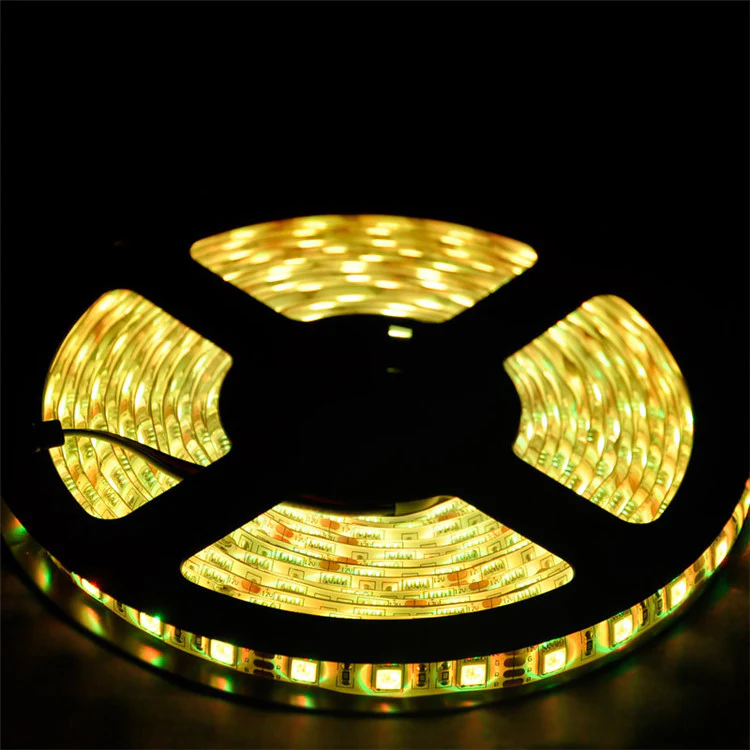 5M/10M SMD5050 RGB LED Strip Light Kit - DC12V | 30 / 60LEDs/M | 10mm PCB | IP00 / IP65 | 5M /10M | RGB Color Changing LED Strip Lights with Alexa, Google Assistant | 24/ 44 Keys Controller + Power Supply - Image 11