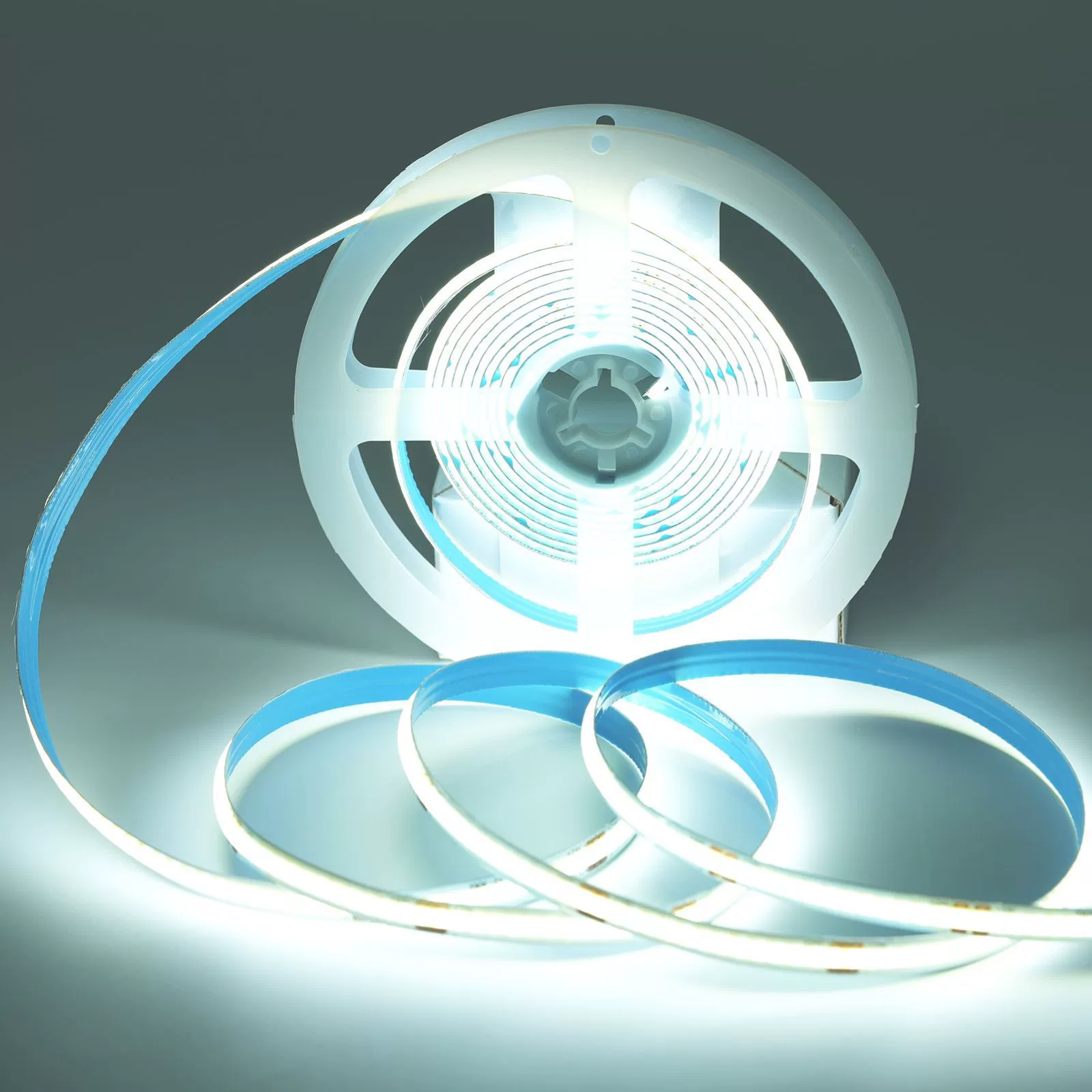 5MM Wide COB Flexible LED Strip Light - 12V / 24V | 384 LEDs/M | 3000K / 4000K / 6500K / Red / Blue / Green / Pink / Yellow | 5mm PCB | CRI 90+ | Dot-Free Continuous Lighting | Non-Waterproof | for Cabinets,Kitchen Office Lighting | 5/50M - Image 4