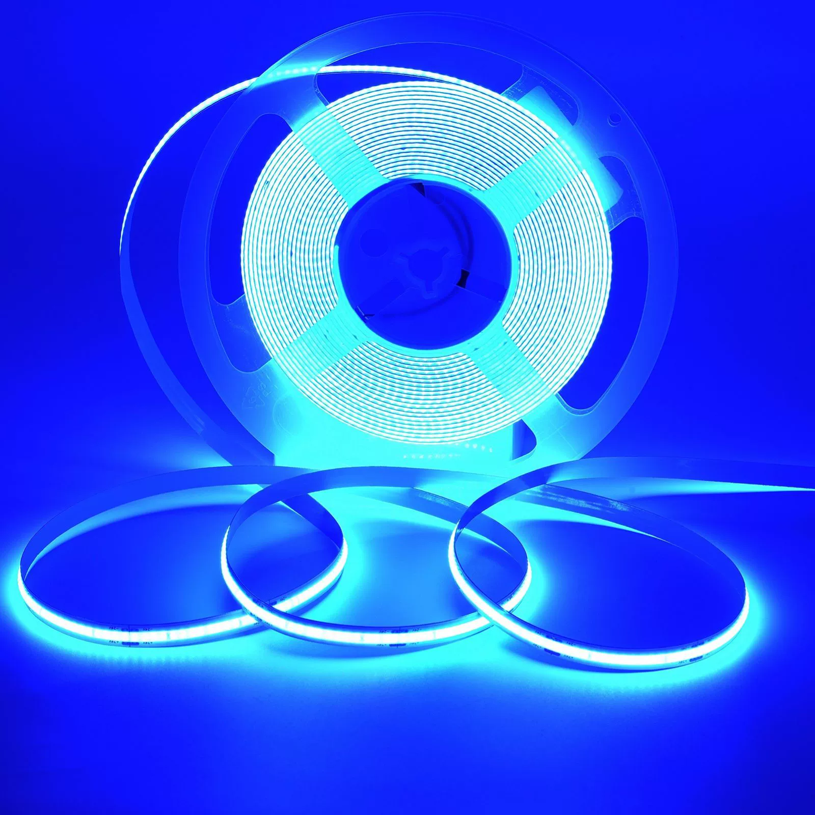 5MM Wide COB Flexible LED Strip Light - 12V / 24V | 384 LEDs/M | 3000K / 4000K / 6500K / Red / Blue / Green / Pink / Yellow | 5mm PCB | CRI 90+ | Dot-Free Continuous Lighting | Non-Waterproof | for Cabinets,Kitchen Office Lighting | 5/50M - Image 6