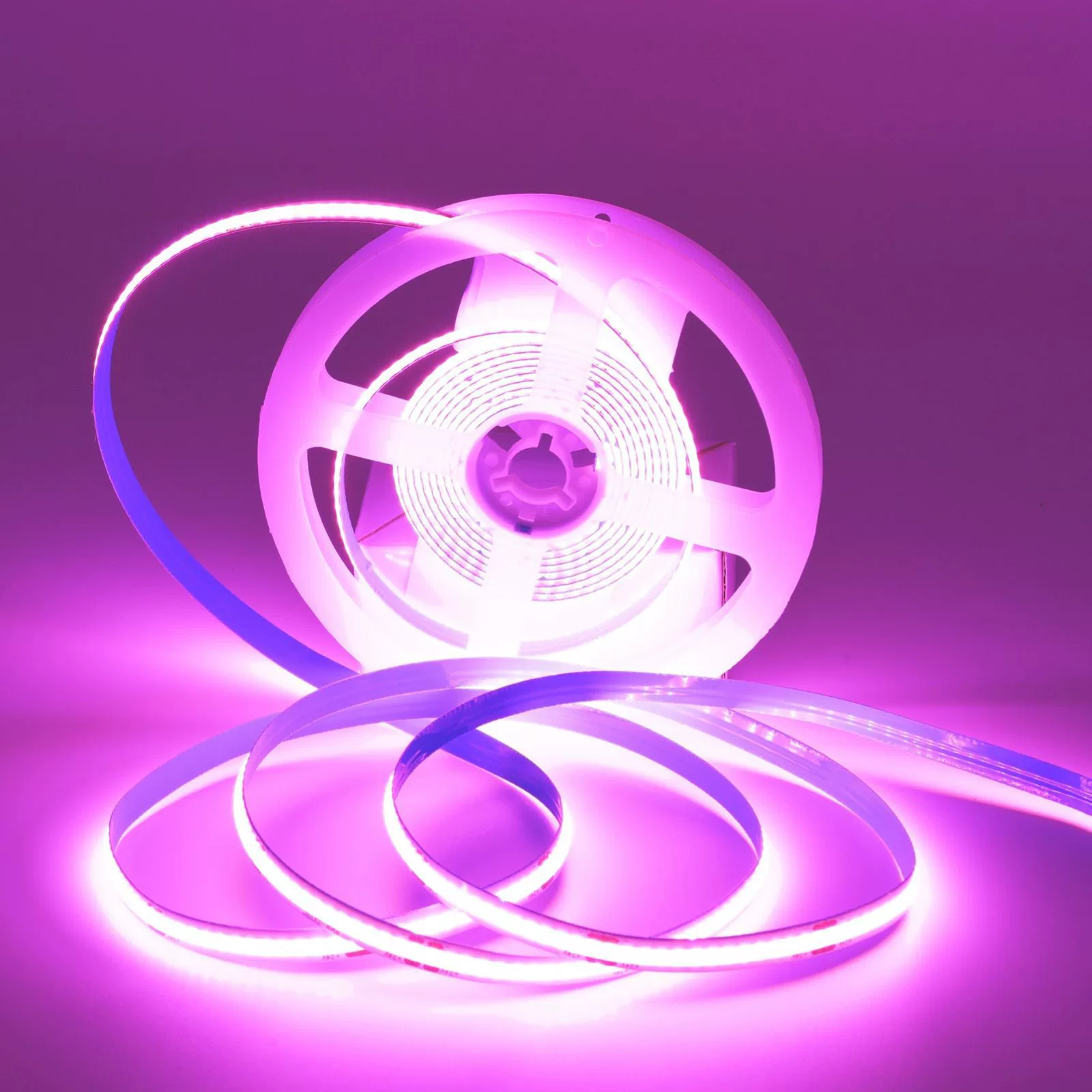5MM Wide COB Flexible LED Strip Light - 12V / 24V | 384 LEDs/M | 3000K / 4000K / 6500K / Red / Blue / Green / Pink / Yellow | 5mm PCB | CRI 90+ | Dot-Free Continuous Lighting | Non-Waterproof | for Cabinets,Kitchen Office Lighting | 5/50M - Image 8