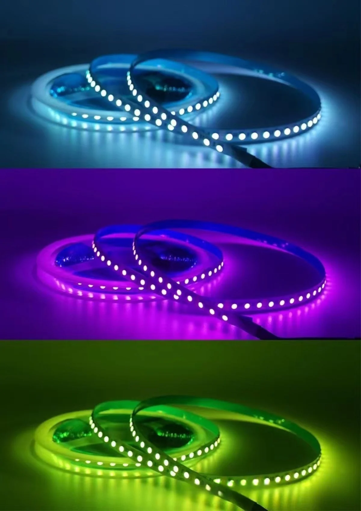 5MM Wide SMD3535 RGB LED Strip Light - DC12V | 120 LEDs/M | 5mm PCB | IP00 / IP67 | for Mirror, Kitchen Cabinet, Bedroom | 5/50M - Image 5