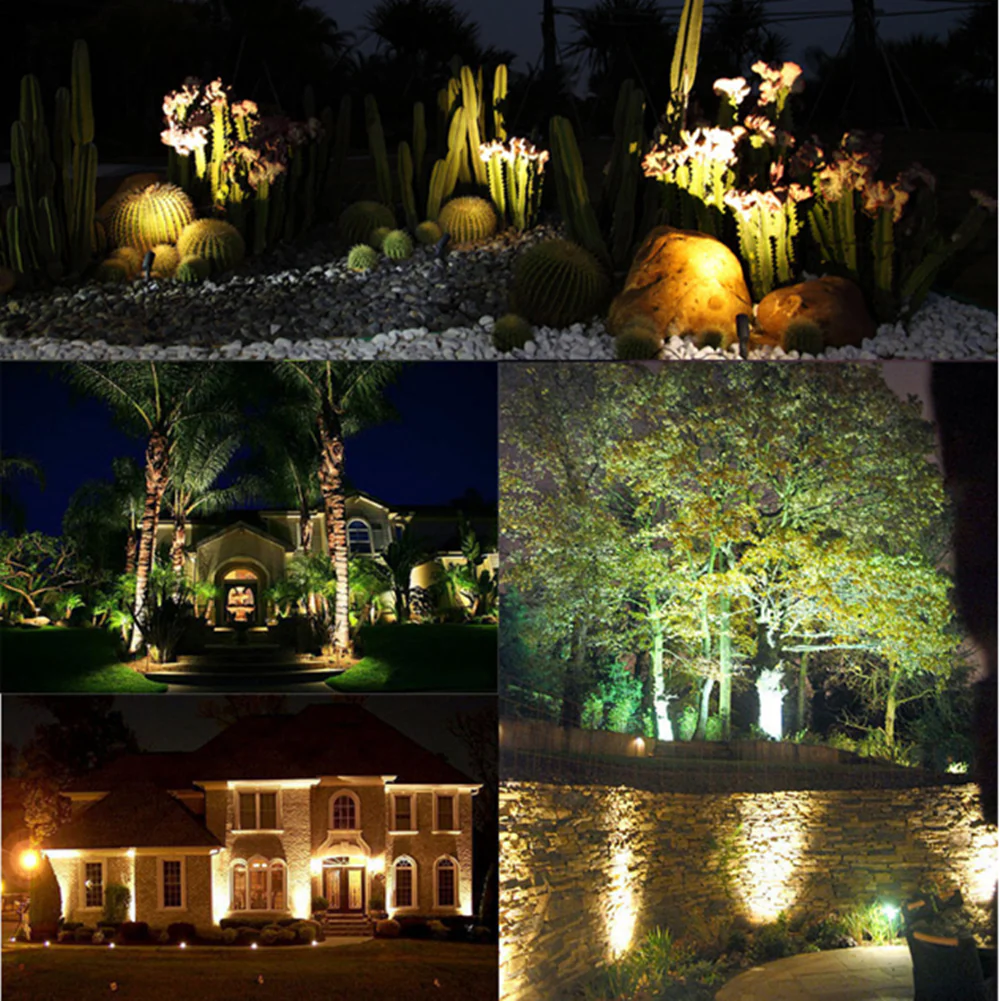 5W Low Voltage LED Landscape Light –  DC 12V | 3000K Warm White | IP65 Waterproof | Outdoor Lights for Yard Garden Pathway | 4 / 8-Pack - Image 8