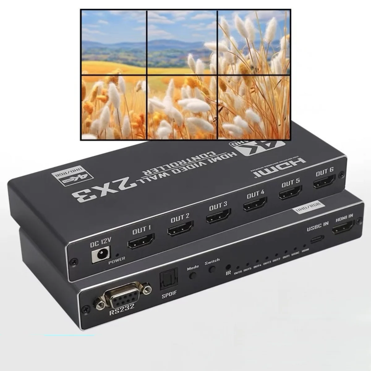 55” BOE LCD Video Wall – 3x2 Kit (6 Panels) | 1920x1080 FHD | 500 nits | Ultra Narrow Bezel 0.88mm | 1.7mm | 3.5mm | HDMI Splicer + Wall Mount Included - Image 6