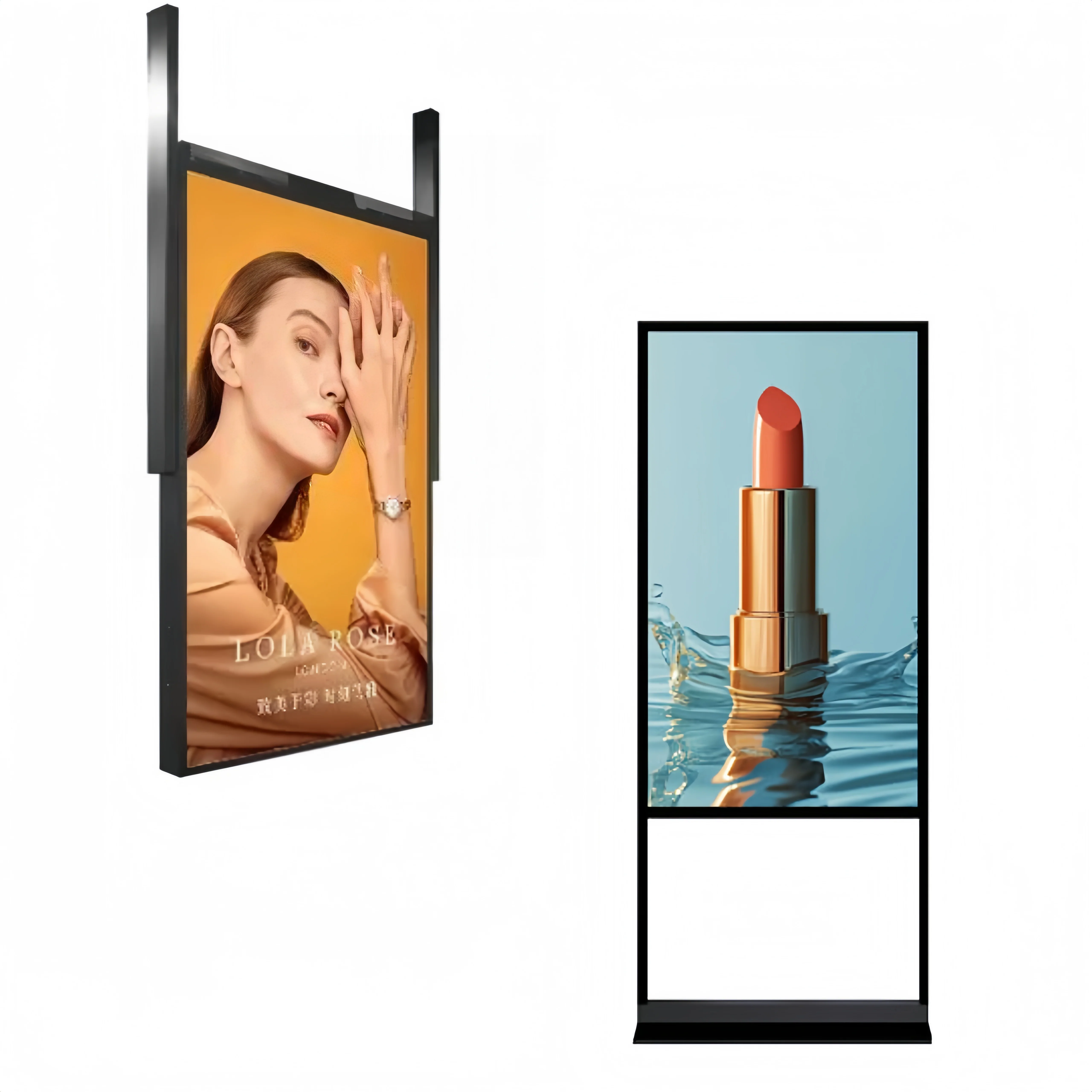65" Double-Sided High Bright Window LCD Display, 2500nits Front + 700nits Back, Android 2+32G, Non-Touch, Cloud/APP/USB, Hanging/Floor Stand - Image 13