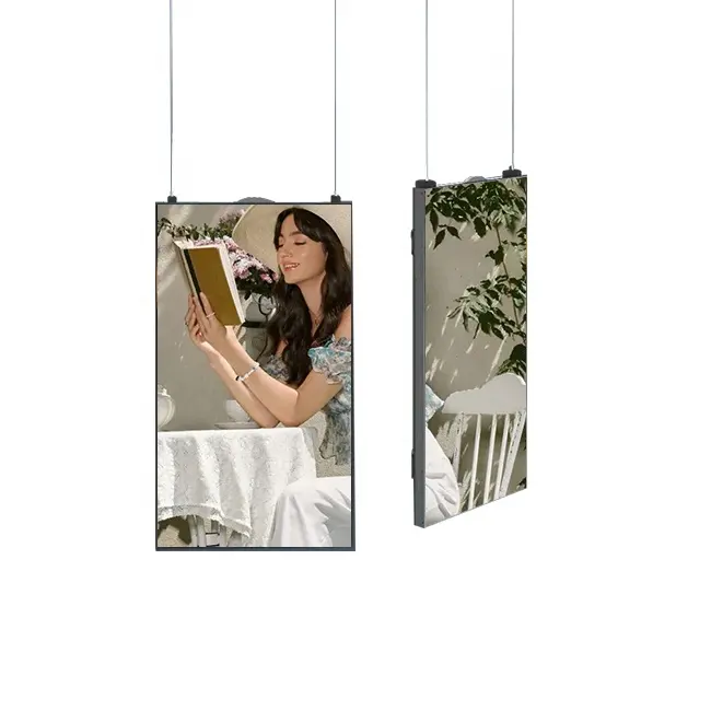 65" Single-Sided 2500nits High Bright Window LCD Poster Display, Android RK3568 2G+32G, Non-Touch, Cloud/APP/USB, Wall-Mount/Floor Stand/Suspended Installation - Image 5
