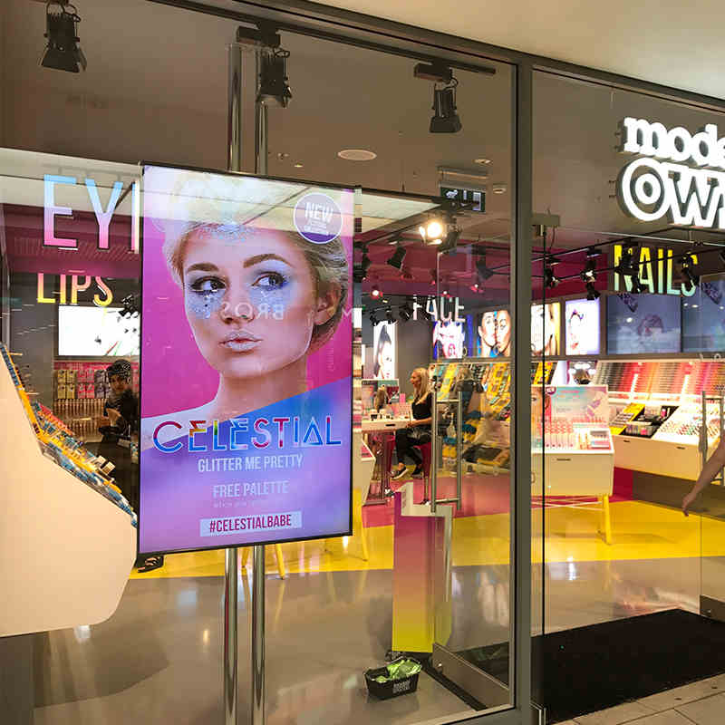 65" Single-Sided 2500nits High Bright Window LCD Poster Display, Android RK3568 2G+32G, Non-Touch, Cloud/APP/USB, Wall-Mount/Floor Stand/Suspended Installation - Image 7