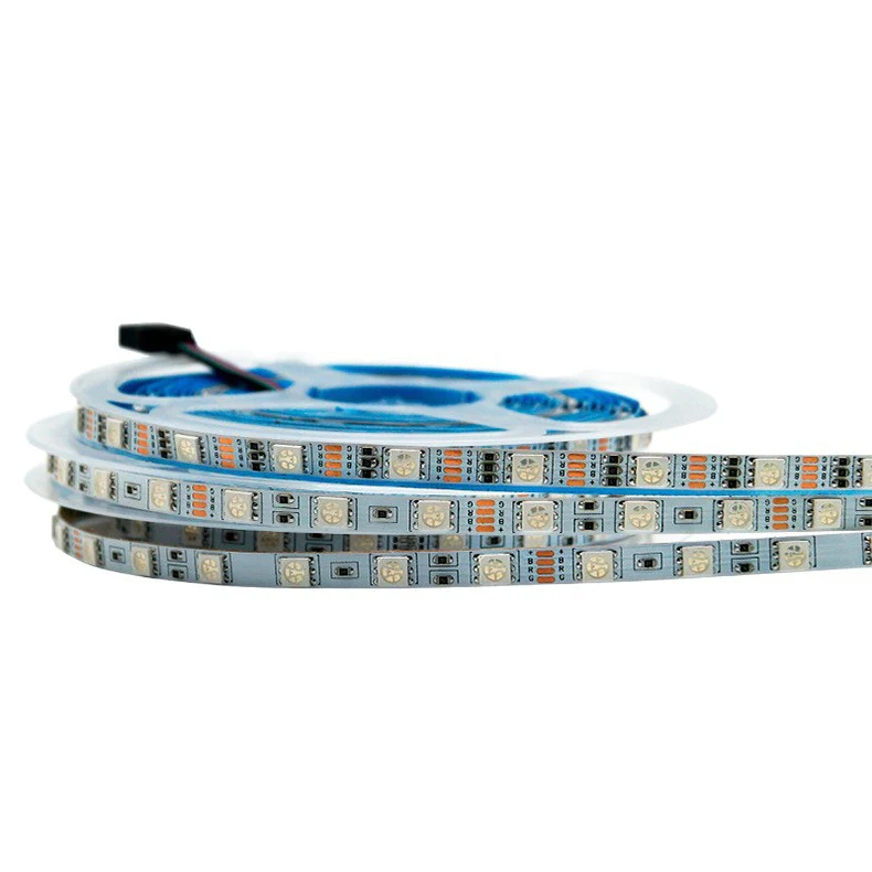6MM Wide SMD5050 RGB LED Strip Light - DC12V | 60 LEDs/M | 6mm PCB | Non-Waterproof | for Mirror, Kitchen Cabinet, Bedroom | 5/50M - Image 4
