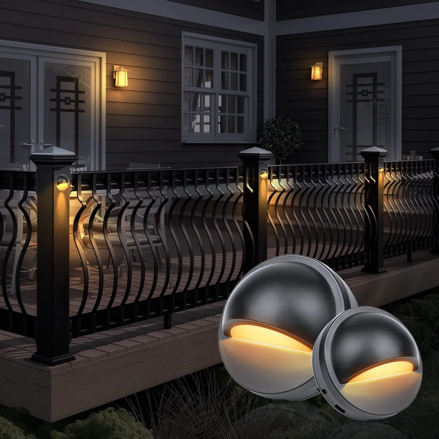 Low Voltage LED Deck Lights - 2.5W | 3000K / 4000K | AC/DC 12–36V | IP67 Waterproof | Outdoor Lights for Walkway Stair Post Railing | 6 /12-Pack - Image 6