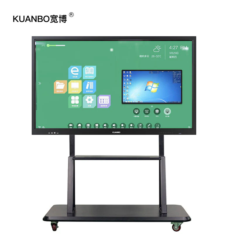 75" UHD 4K Display Smart Flat Touch Panel Education Interactive Digital Whiteboard System For Kids - Image 3