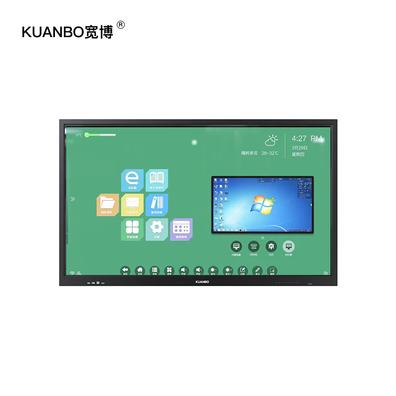 75" UHD 4K Display Smart Flat Touch Panel Education Interactive Digital Whiteboard System For Kids - Image 4