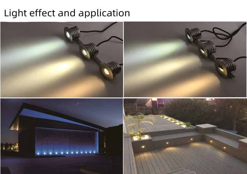 8/10-Pack Ultra-thin Honeycomb Anti-Glare Low Voltage LED Step Lights – 3W | 3000K / 4000K / 6000K  | DC12–24V | IP67 Waterproof Stainless Steel Honeycomb Step & Path Lights - Image 9