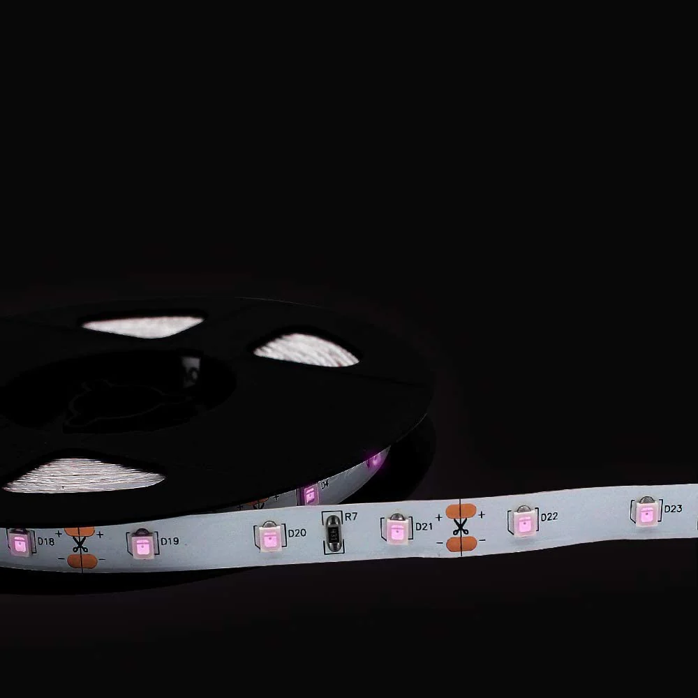 810nm SMD2835 DC12V Infrared LED Strip Light – Near IR for Therapy & Circulation, 60/120/240 LEDs/m, 5 Meters, IP00/IP65 - Image 4