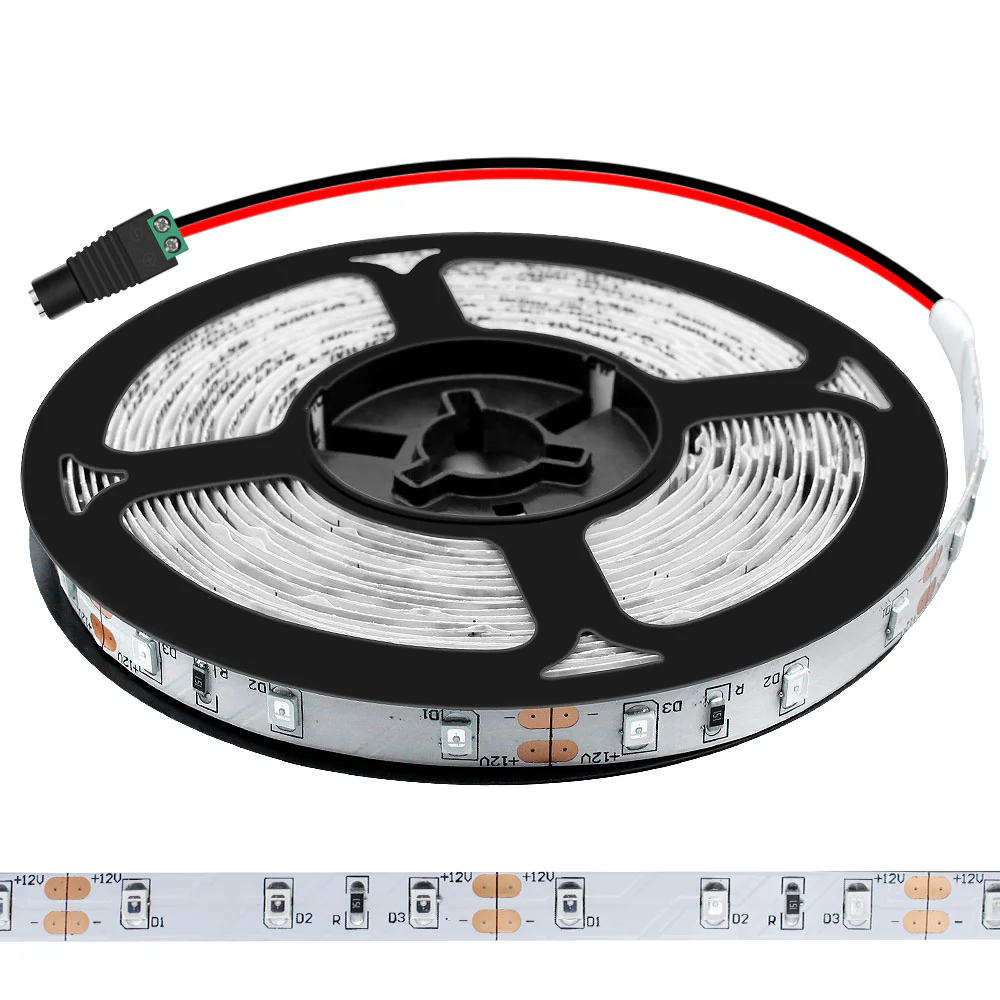 810nm SMD2835 DC12V Infrared LED Strip Light – Near IR for Therapy & Circulation, 60/120/240 LEDs/m, 5 Meters, IP00/IP65 - Image 6