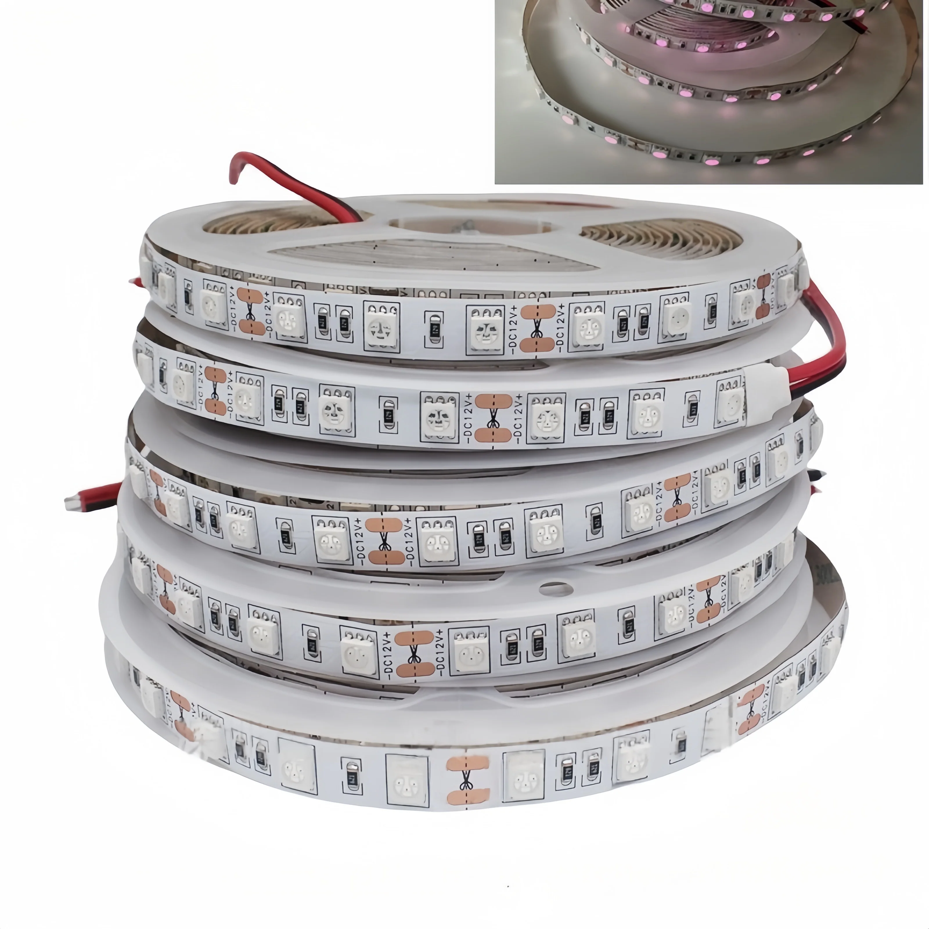 810nm SMD5050 DC12V Infrared LED Strip Light – High Power Near IR for Therapy, 30/60/120 LEDs/m, 5 Meters, IP00/IP65 - Image 5