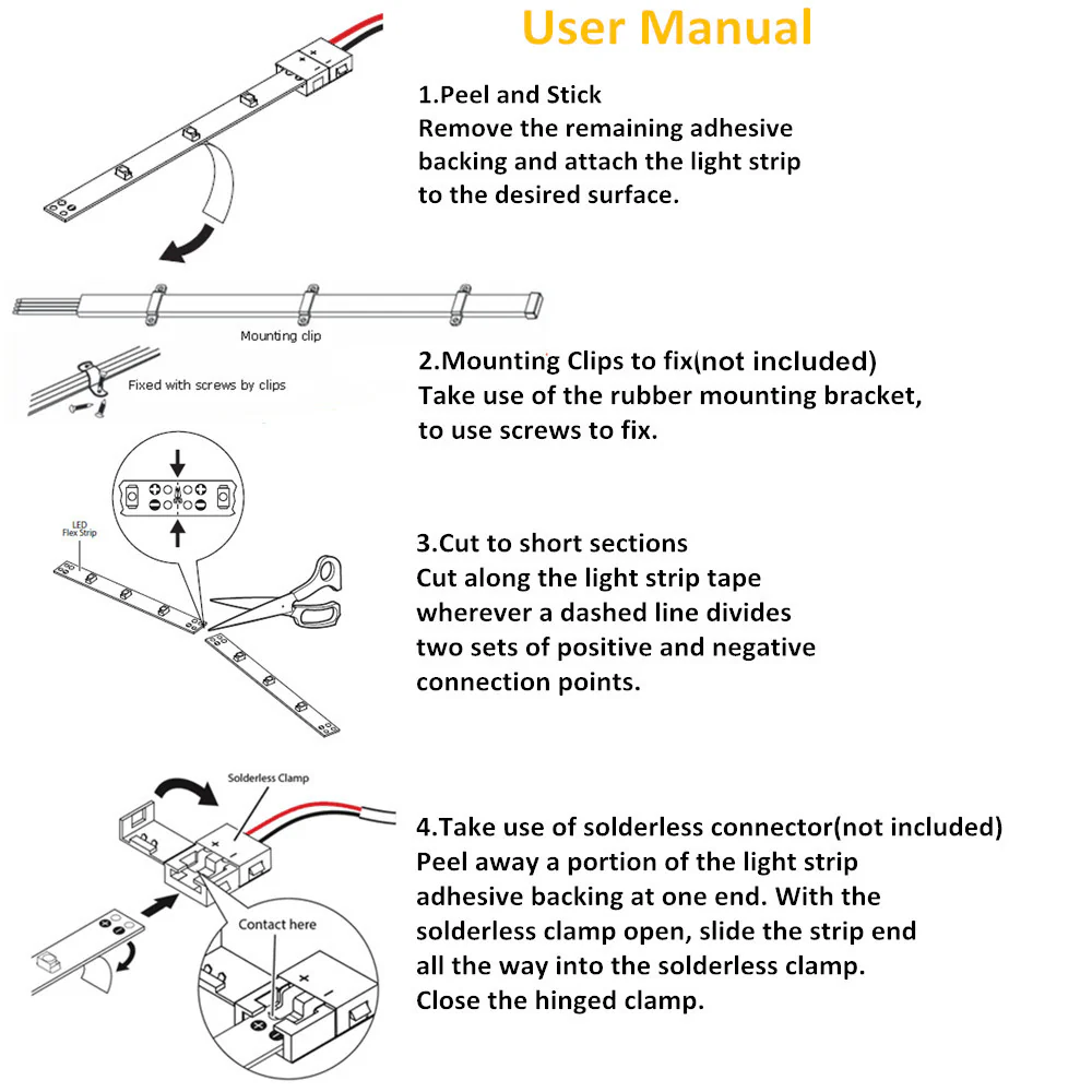 850nm SMD2835 DC12V Infrared LED Strip Light – Night Vision IR for Security, 60/120/240 LEDs/m, 5 Meters, IP00/IP65 - Image 17