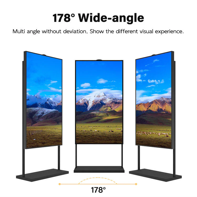 86" Single-Sided 2500nits High Bright Front Window LCD Advertising Display, Android RK3568 2G+32G, Non-Touch, Cloud/APP/USB, Wall-Mount/Floor Stand/Suspended Installation - Image 9