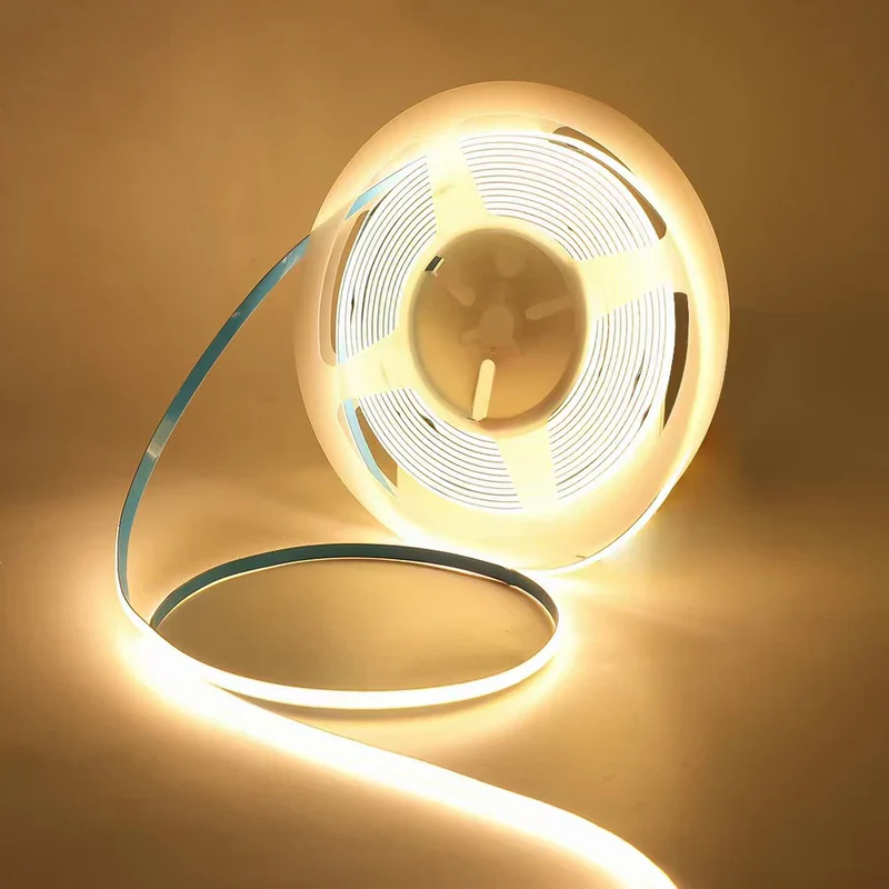 8MM Wide COB Flexible LED Strip Light - 12V / 24V | 320 / 480 / 512 LEDs/M | 3000K / 4000K / 6500K / Red / Blue / Green / Pink / Yellow | 8mm PCB | CRI 80+ | Dot-Free Continuous Lighting | Non-Waterproof | for Cabinets,Kitchen Office Lighting | 5/50M - Image 17
