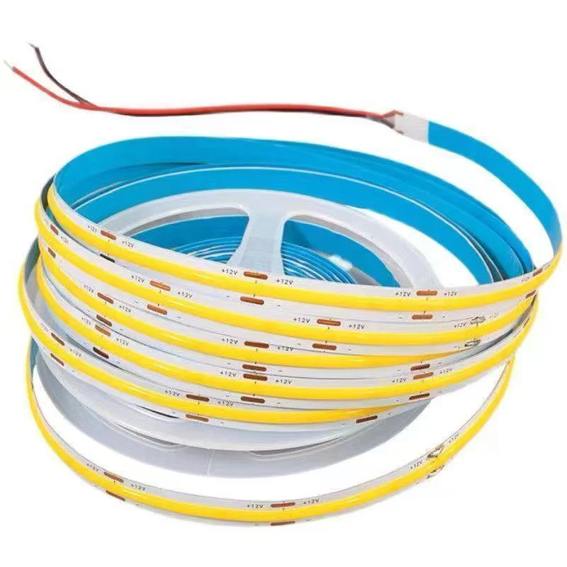 8MM Wide COB Flexible LED Strip Light - 12V / 24V | 320 / 480 / 512 LEDs/M | 3000K / 4000K / 6500K / Red / Blue / Green / Pink / Yellow | 8mm PCB | CRI 80+ | Dot-Free Continuous Lighting | Non-Waterproof | for Cabinets,Kitchen Office Lighting | 5/50M - Image 20