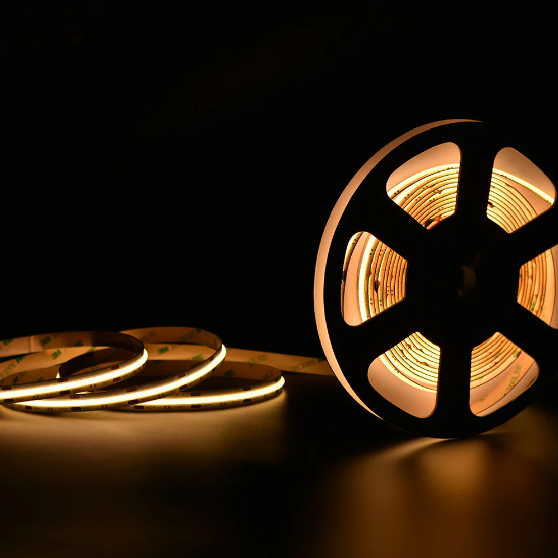 8MM Wide COB Flexible LED Strip Light - 12V / 24V | 320 / 480 / 512 LEDs/M | 3000K / 4000K / 6500K / Red / Blue / Green / Pink / Yellow | 8mm PCB | CRI 80+ | Dot-Free Continuous Lighting | Non-Waterproof | for Cabinets,Kitchen Office Lighting | 5/50M - Image 9