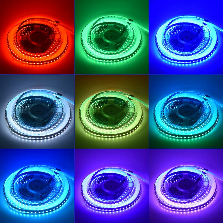8MM Wide SMD3535 RGB LED Strip Light - DC12V | 120 LEDs/M | 8mm PCB | Non-Waterproof | for Mirror, Kitchen Cabinet, Bedroom | 5/50M - Image 3