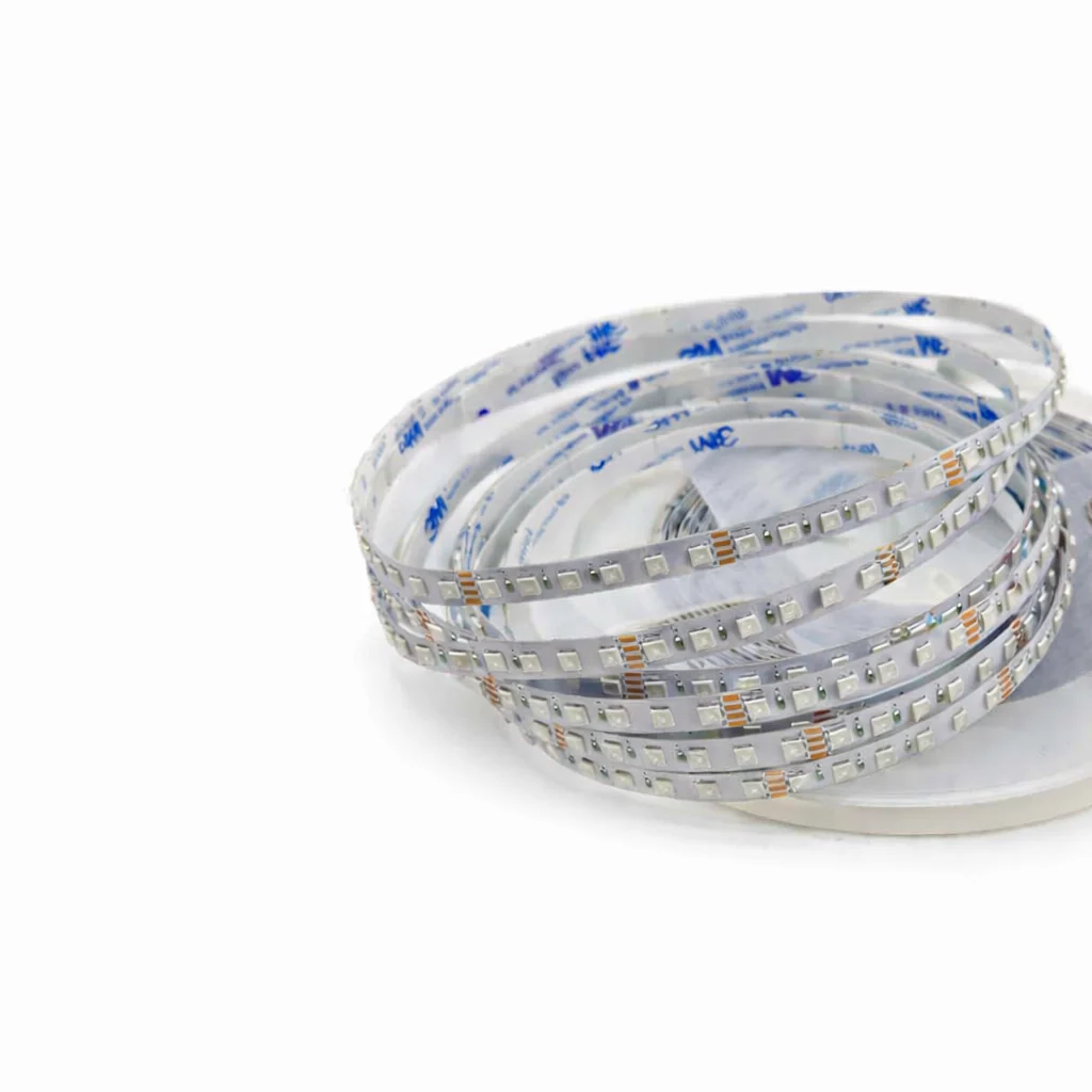 8MM Wide SMD5050 RGB LED Strip Light - DC12V | 60 LEDs/M | 8mm PCB | Non-Waterproof | for Mirror, Kitchen Cabinet, Bedroom | 5/50M - Image 3