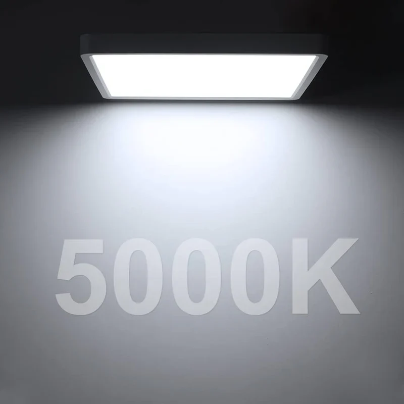 9.0 Inch Square LED Ceiling Light – 18W – White – 3000K / 4500K / 5000K / 6500K – Flush Mount Ceiling Light – Local Stock (US/UK/DE) - Image 5