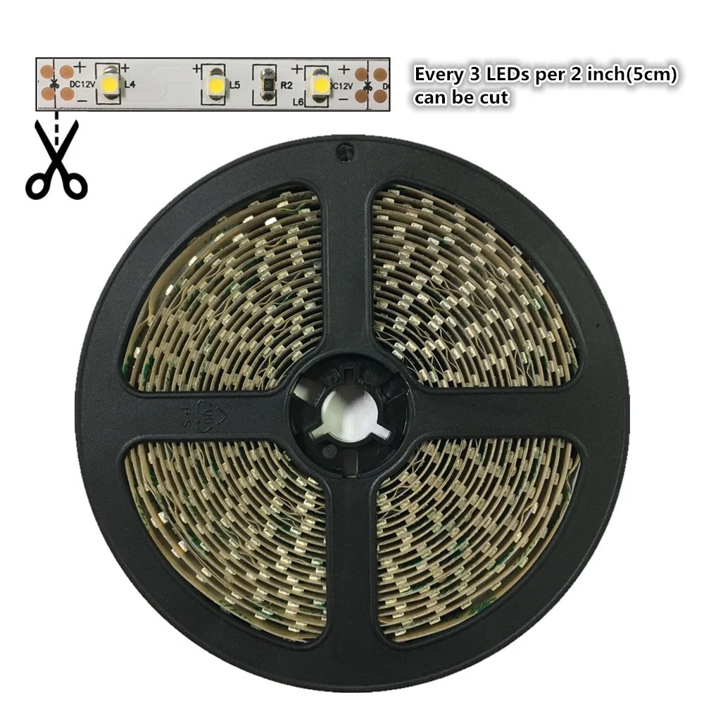 940nm SMD2835 DC12V Infrared LED Strip Light – Invisible IR for Cameras & Sensors, 60/120/240 LEDs/m, 5 Meters, IP00/IP65 - Image 7