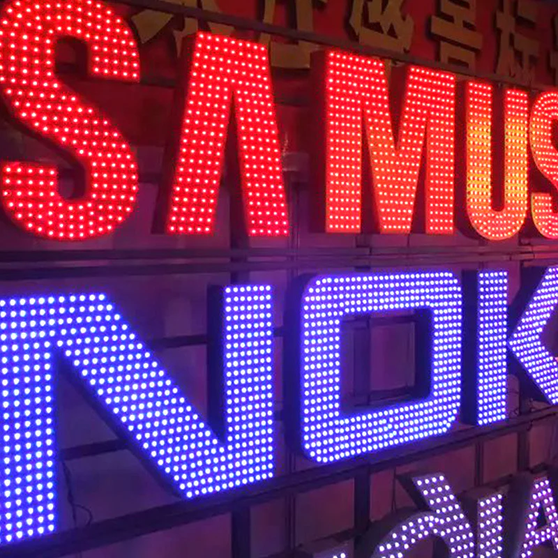 9mm LED Dot Light for Channel Letter Sign, 50pcs/String, 0.2W DC 12V IP67 Waterproof LED Pixel String Light for Punch Letter Signs, Advertising Boards and Light Boxes - Image 7