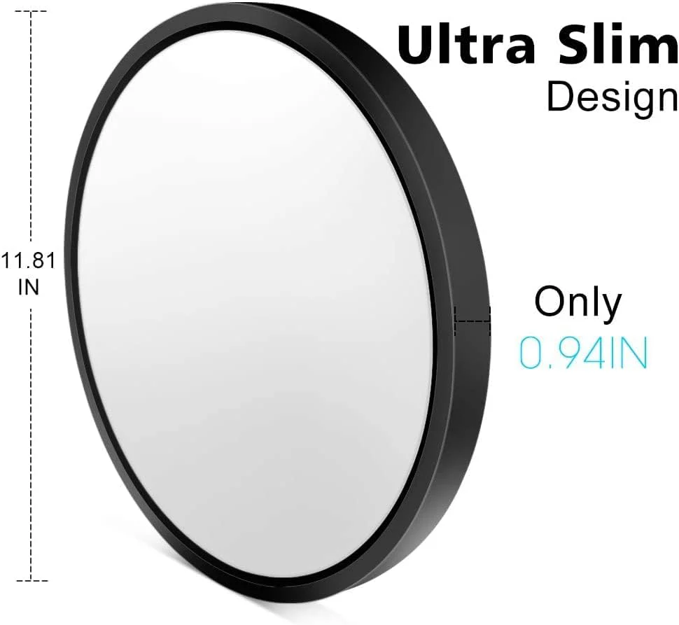 AC 110–130V Round LED Ceiling Light – Black – 18W / 24W / 32W Options – 3000K / 4500K / 5000K / 6500K – Flush Mount Ceiling Light – Local Stock (US) - Image 5