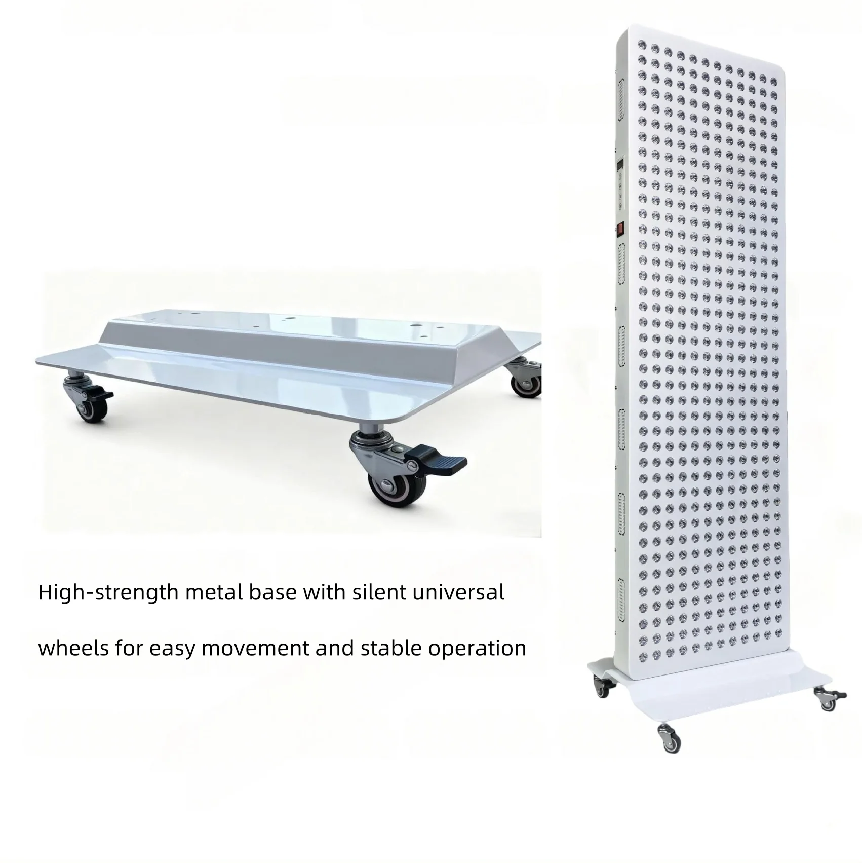 AL-PRO Series Large Panel Infrared Therapy Lamp – 600W / 800W | Dual Chip Red Light & Infrared | Touch Control with Timer & Pulse Dimming | 30° Lens | AC85–265V | Included Hanging Rope, Protective Goggles | for Skin Beauty | US / EU / UK / AU Plug - Image 12