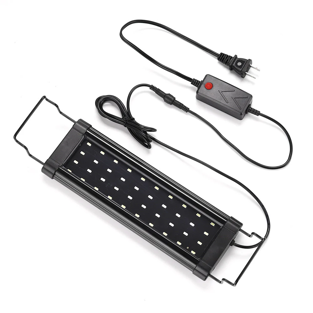 Aquarium Light,Full Spectrum LED Fish Tank Lights, Fitting Length Adjustable Multi-Color White Blue Red Green LEDs with Extendable Brackets,14W-31W for Fresh Water Plants - Image 2