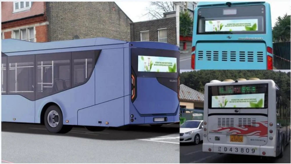 Bus Rear Window & Side LED Advertising Display Screen 4500nits High Brightness, Inside Installation, Network Cluster Control - Image 10