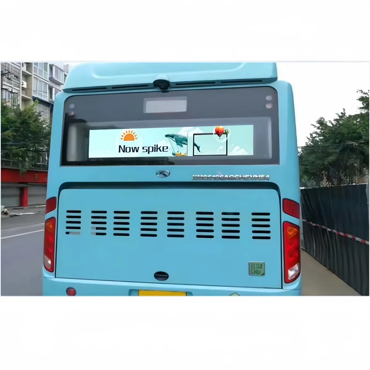 Bus Rear Window & Side LED Advertising Display Screen 4500nits High Brightness, Inside Installation, Network Cluster Control - Image 2