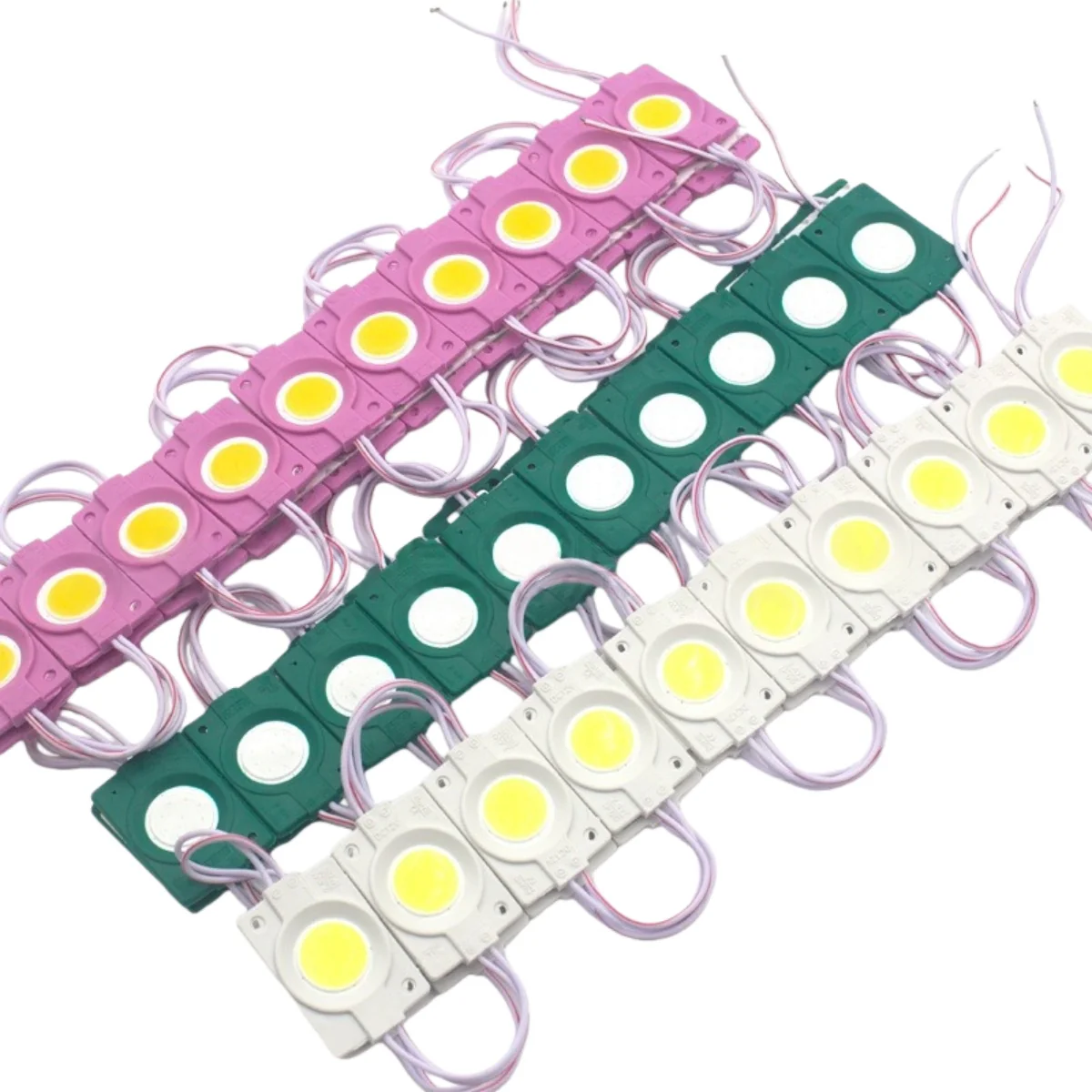 COB LED Module String Light, 20pcs/String, 1.5W 150LM, 46×30mm, DC12V IP65 Waterproof Sign Module with Adhesive Tape for Advertising Light Box & Channel Letters - Image 13