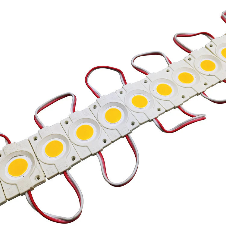 COB LED Module String Light, 20pcs/String, 1.5W 150LM, 46×30mm, DC12V IP65 Waterproof Sign Module with Adhesive Tape for Advertising Light Box & Channel Letters - Image 3