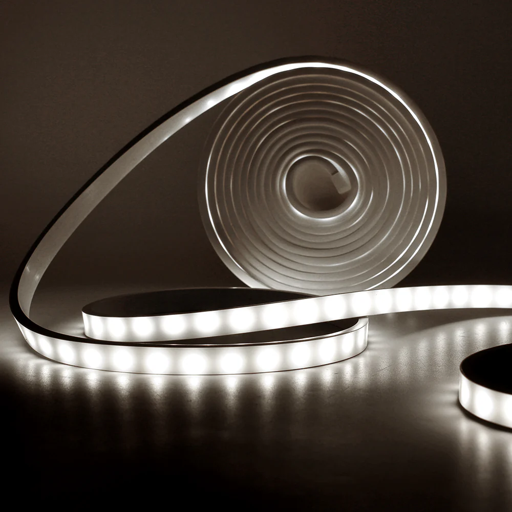 16.4ft/5M DC12V 5*13mm LED Waterproof Flexible Silicone Neon LED Strip with 300LED SMD3528 LED Light - Image 6