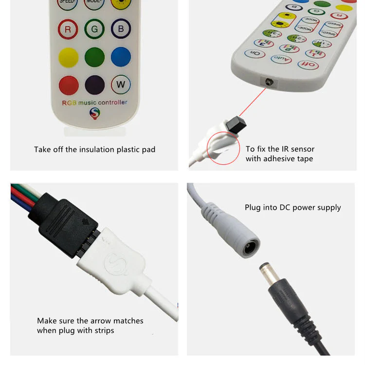 ELK6ARGB Bluetooth Music RGB LED Controller – DC5V-24V | Dual Output | Wireless APP + Remote Control | For RGB LED Strips - Image 5