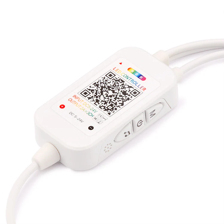 ELK6ARGB Bluetooth Music RGB LED Controller – DC5V-24V | Dual Output | Wireless APP + Remote Control | For RGB LED Strips - Image 8