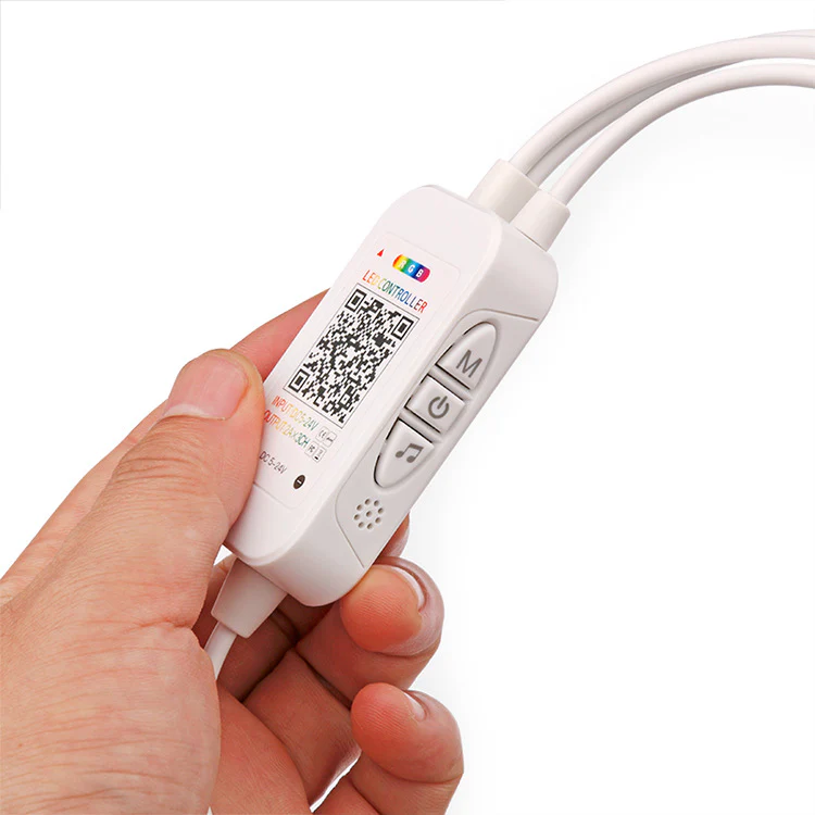 ELK6ARGB Bluetooth Music RGB LED Controller – DC5V-24V | Dual Output | Wireless APP + Remote Control | For RGB LED Strips - Image 9