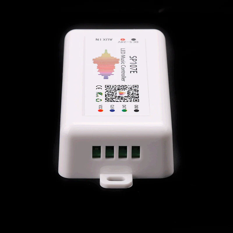 5V-24V DC Wireless SP107E Bluetooth Music Symphony Controller for Dream Color Magic Color Addressable Color Changing LED Flexible Strip Lights Max 960Pixels Controllable - Image 2