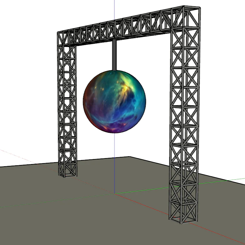 Customized Your Own LED Sphere and Turn Other Shape LED Display Screen in Mind to Real