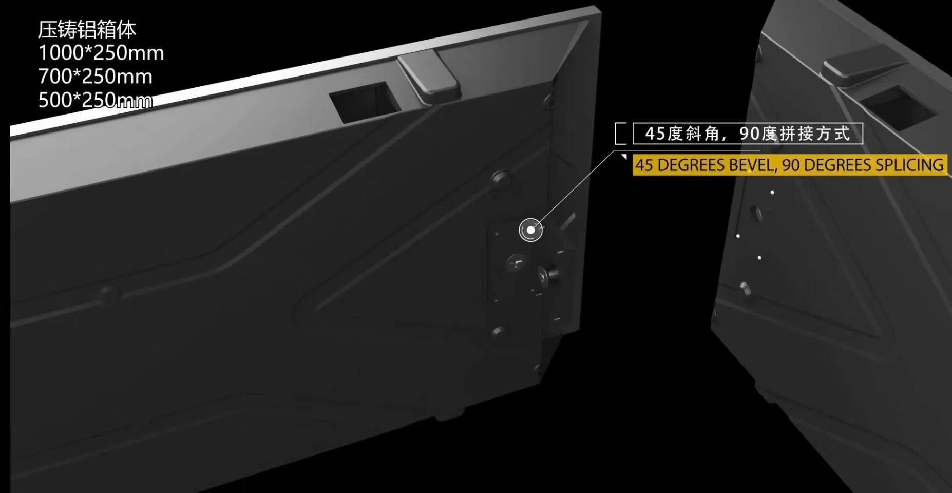 D Plus LED Display Indoor Fixed Sign LED Screen in Pixel Pitch 1.25mm | 1.56mm | 1.95mm | 2.5mm | 2.604mm | 2.976mm | 3.91mm Pixel Pitch Stretched LED Screen - Image 3