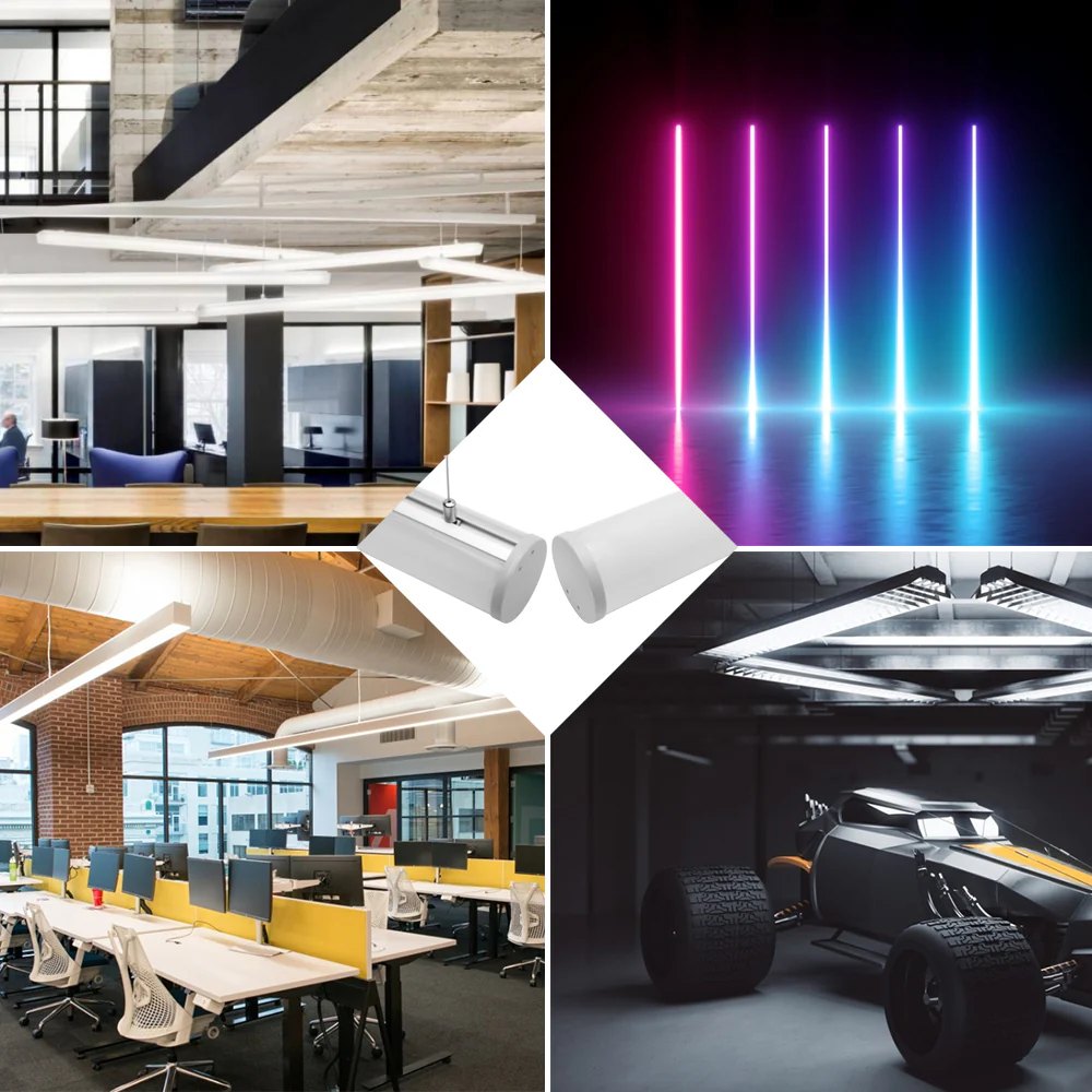 Round Extruded Suspended Linear LED Aluminum Profile D60-B – 60mm Dia| 30mm Inner Width | Silver | Milky White Cover | With Installation Accessories | – 1m / 2m | 20 / 50-Pack - Image 5