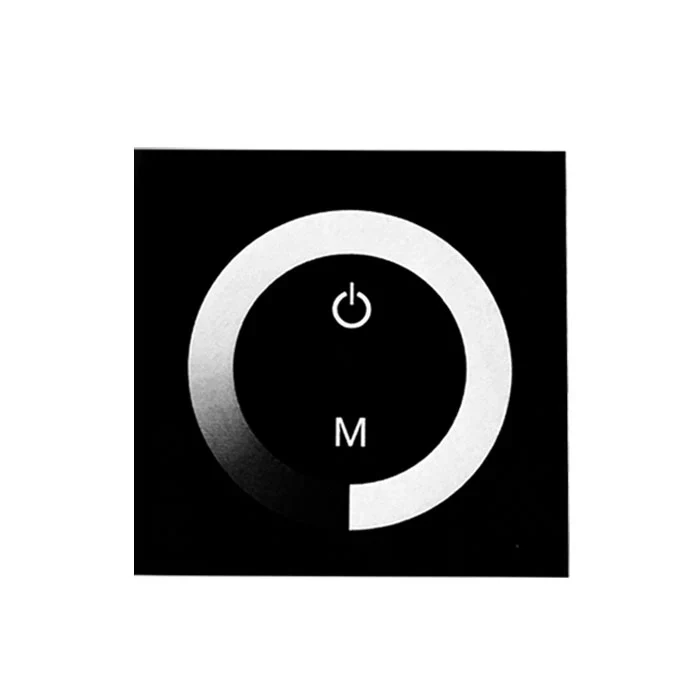 Single Color LED Strip Wall Panel Touch Dimmer – DC12V-24V | TM06 Touch Color Ring LED Dimmer Controller | For LED Strips - Image 11