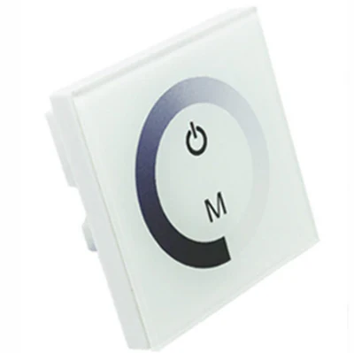 Single Color LED Strip Wall Panel Touch Dimmer – DC12V-24V | TM06 Touch Color Ring LED Dimmer Controller | For LED Strips - Image 4