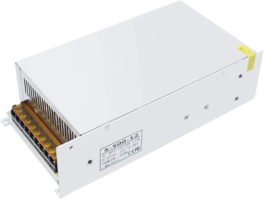 DC 12V/24V Switching Power Supply 300W–600W, AC 110/220V Input, High Power LED Driver Transformer, Cooling Fan Metal Case, CE/FCC/RoHS Certified - Image 10