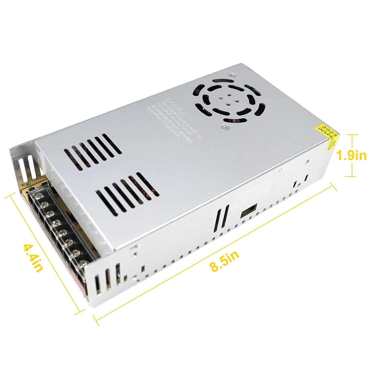 DC 12V/24V Switching Power Supply 300W–600W, AC 110/220V Input, High Power LED Driver Transformer, Cooling Fan Metal Case, CE/FCC/RoHS Certified - Image 23